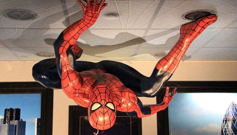 Spider Man im Madame Tussauds