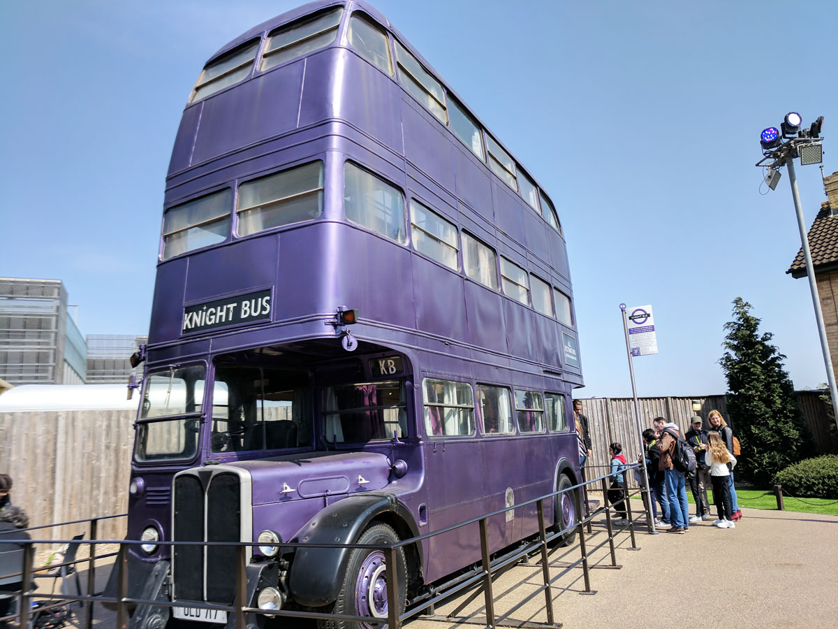 harry potter studio tour bus