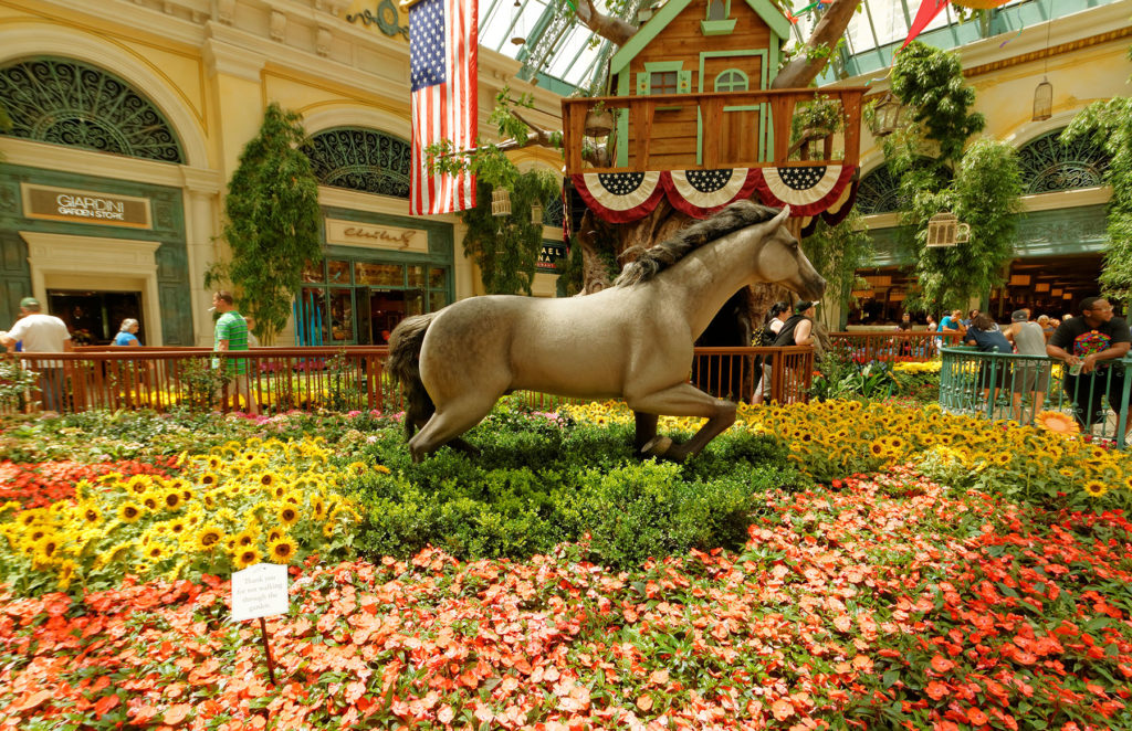 Visit the Bellagio Conservatory & Botanical Gardens.