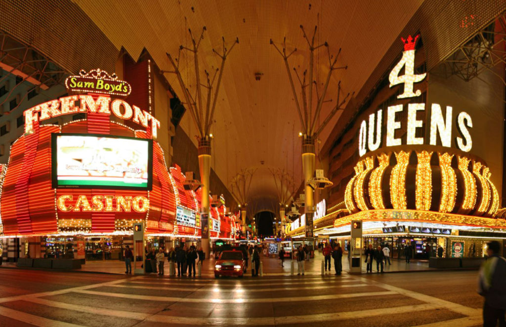 Wander down Fremont Street.