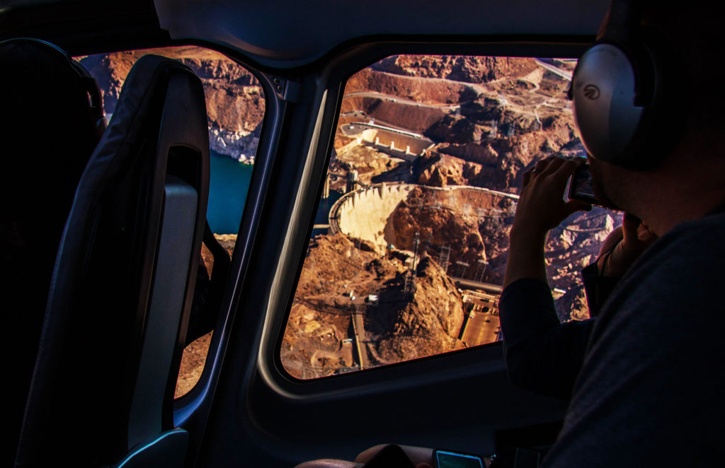 Take a helicopter tour to the Grand Canyon.