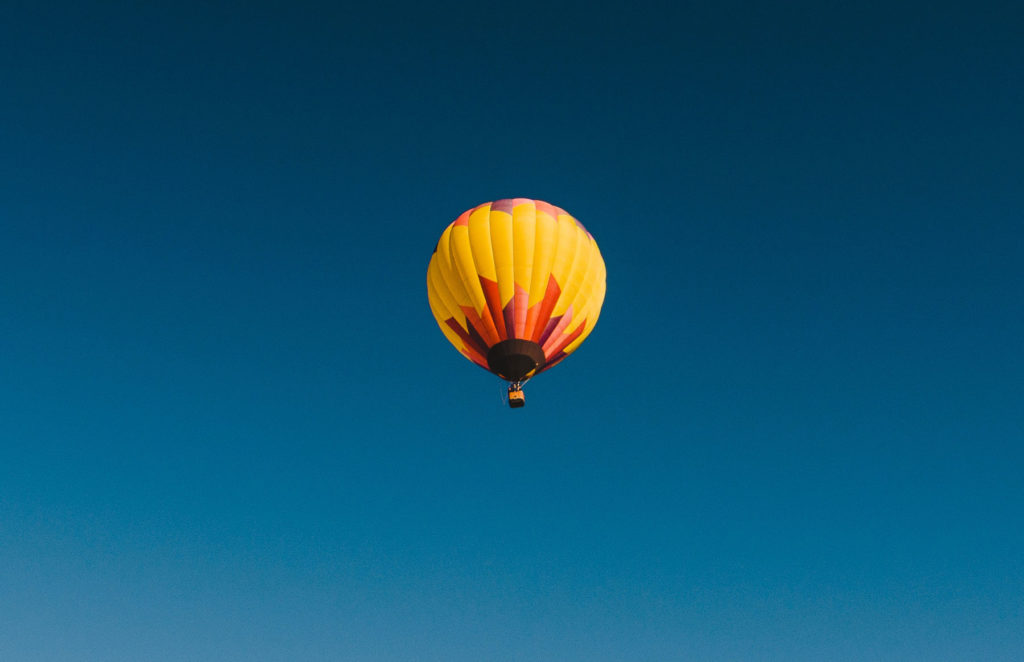 Soar over Las Vegas on a hot air balloon ride.